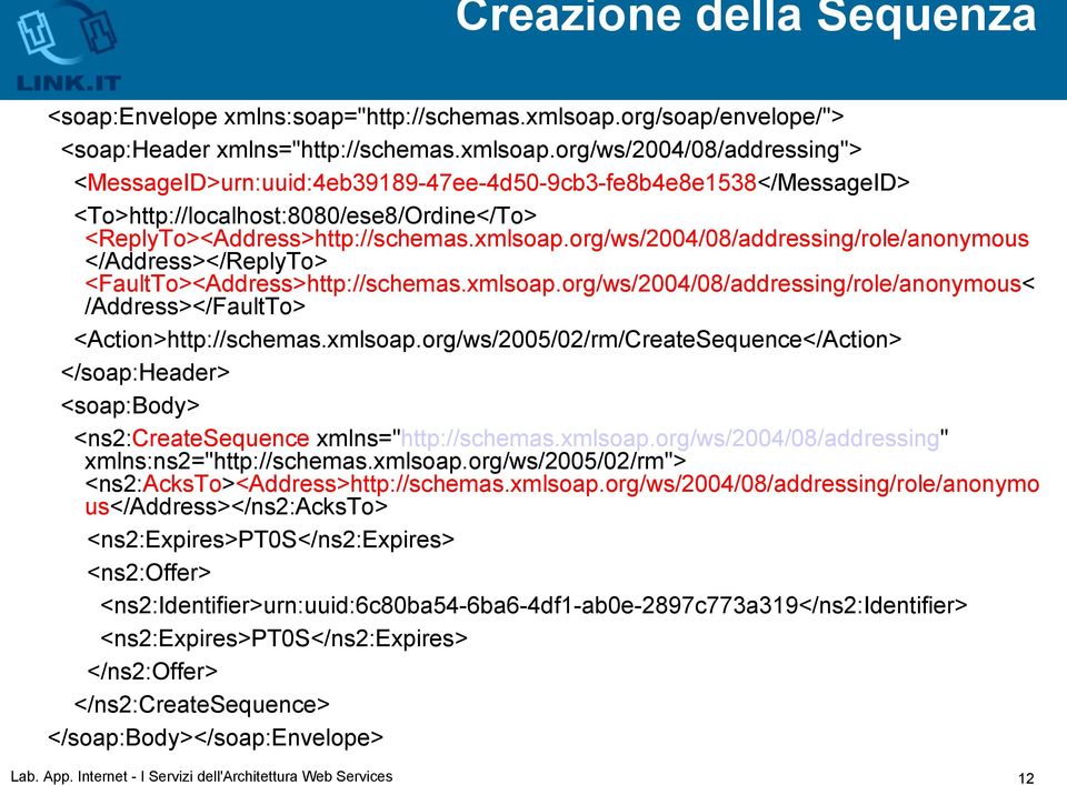 org/ws/2004/08/addressing"> <MessageID>urn:uuid:4eb39189-47ee-4d50-9cb3-fe8b4e8e1538</MessageID> <To>http://localhost:8080/ese8/Ordine</To> <ReplyTo><Address>http://schemas.xmlsoap.