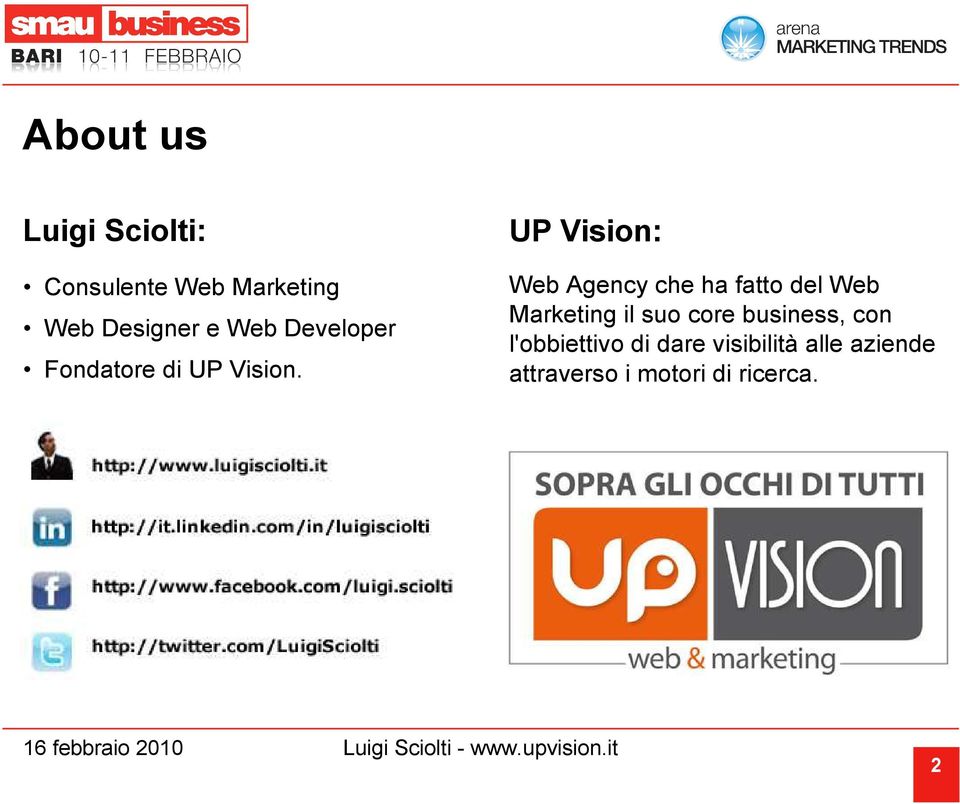 UP Vision: Web Agency che ha fatto del Web Marketing il suo core