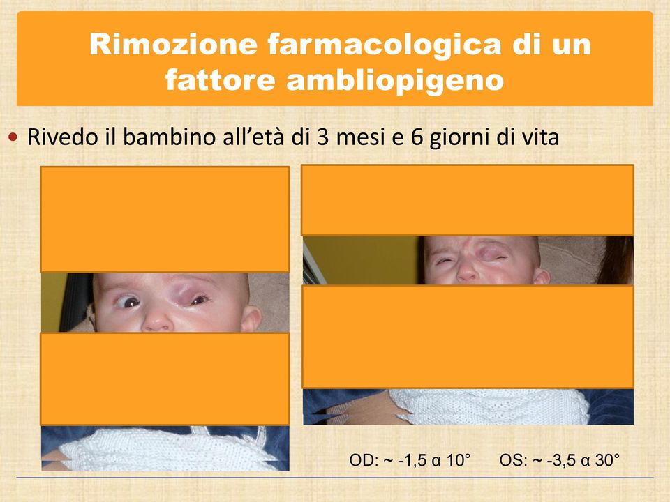 bambino all età di 3 mesi e 6