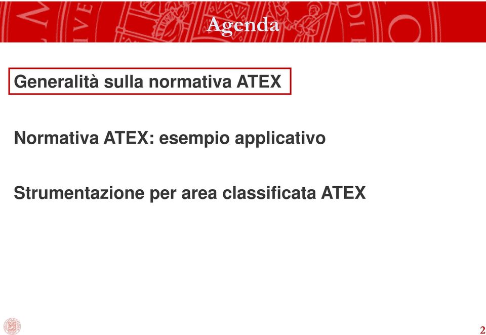 ATEX: esempio applicativo