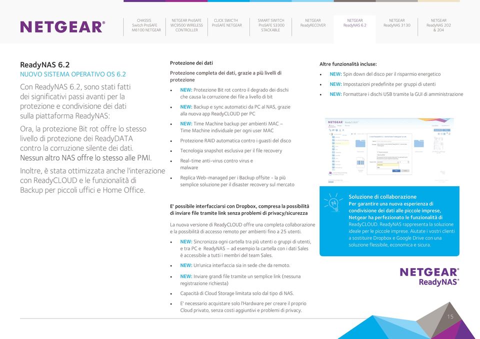 ReadyDATA contro la corruzione silente dei dati. Nessun altro NAS offre lo stesso alle PMI.