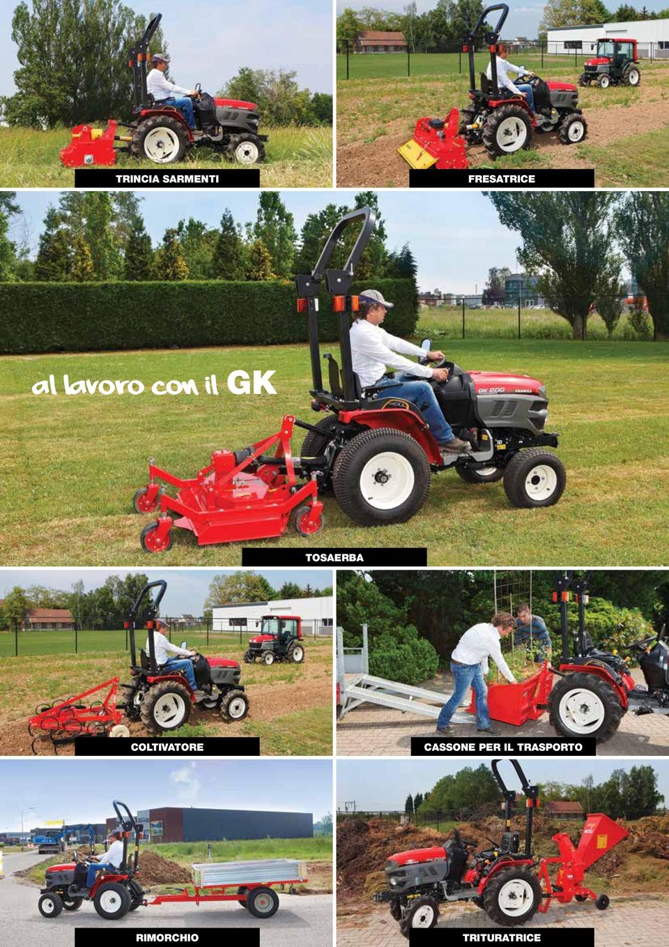 AL LAVORO CON IL GK TOSAERBA