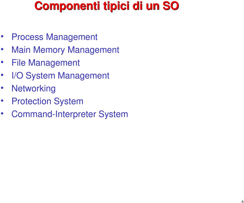 Management I/O System Management