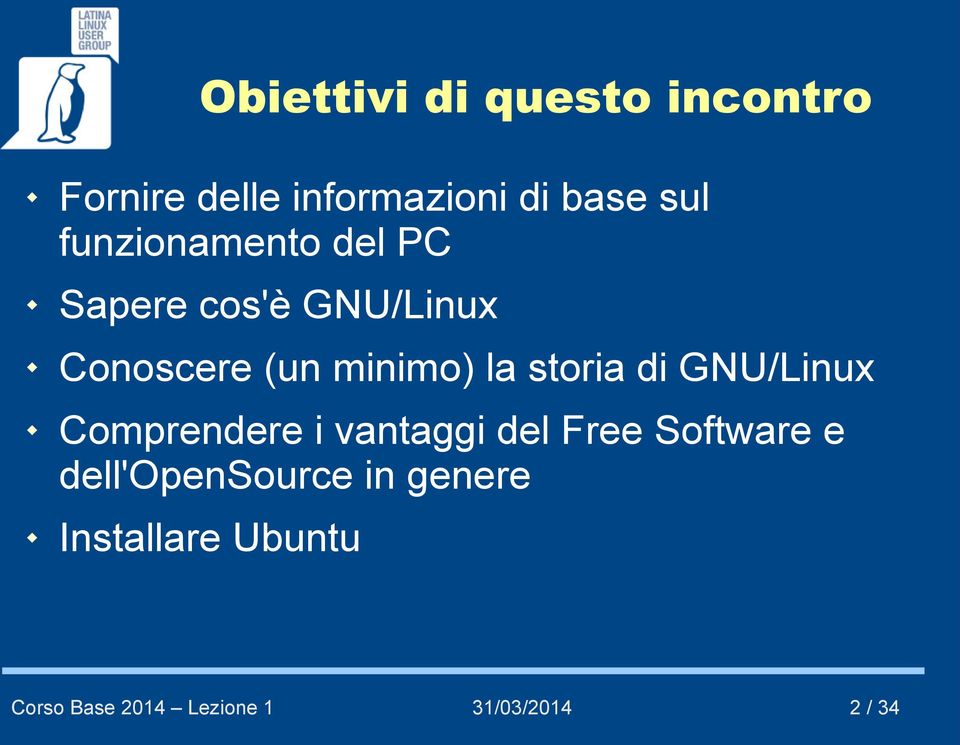 (un minimo) la storia di GNU/Linux Comprendere i vantaggi del