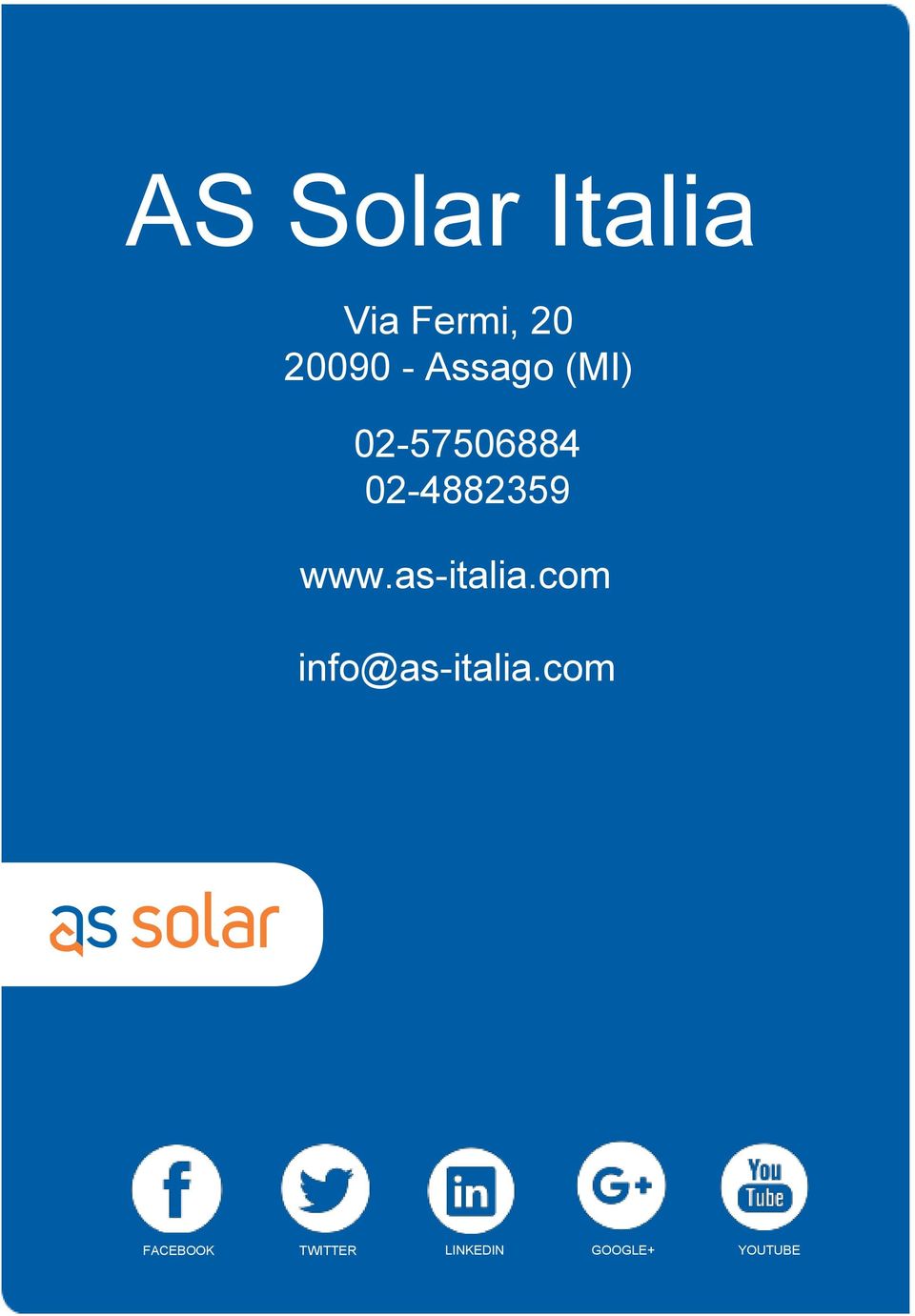 www.as-italia.com info@as-italia.