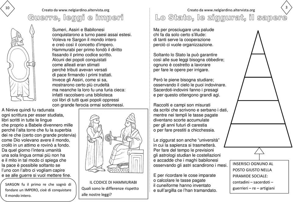 Invece gli Assiri, come si sa, mostrarono certo più crudeltà ma neanche la loro fu una furia cieca: infatti raccolsero una biblioteca coi libri di tutti quei popoli oppressi con grande ferocia ormai