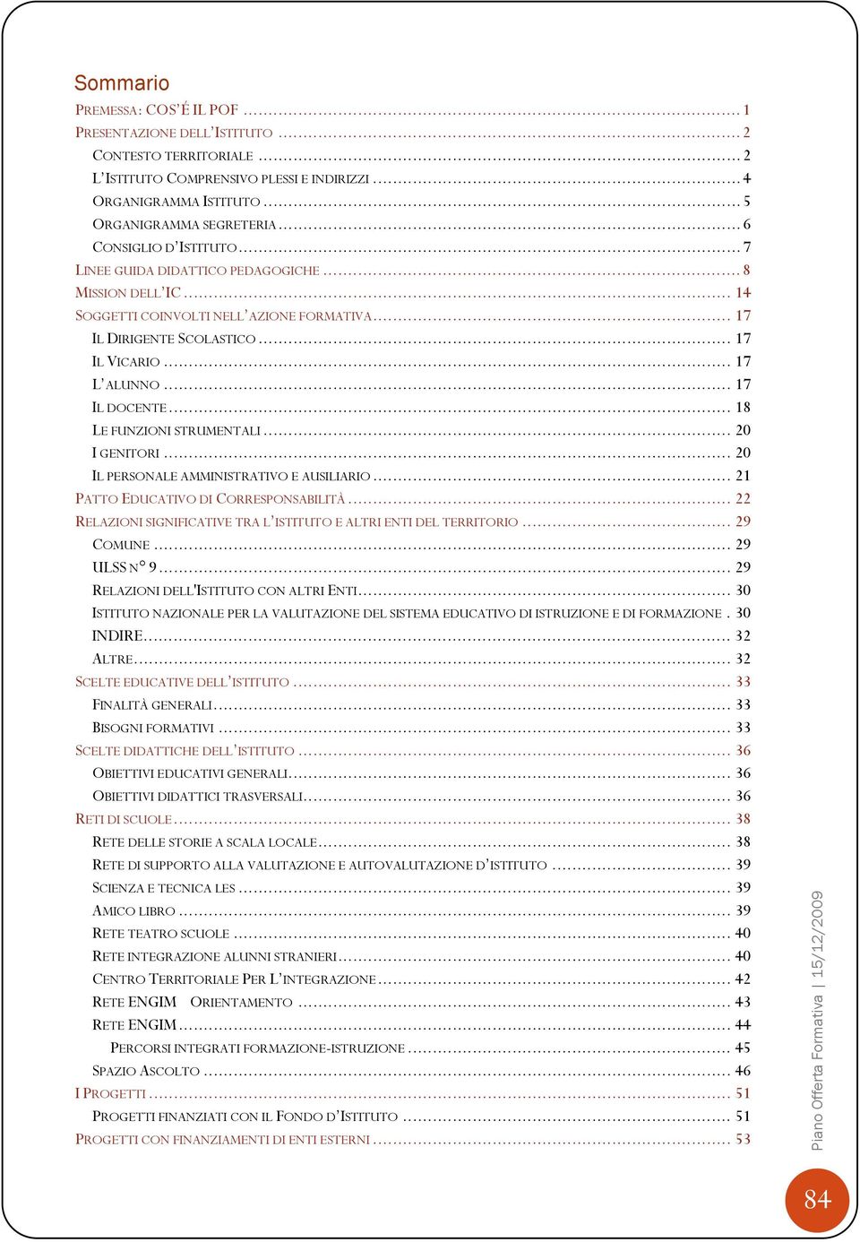 .. 17 IL DOCENTE... 18 LE FUNZIONI STRUMENTALI... 20 I GENITORI... 20 IL PERSONALE AMMINISTRATIVO E AUSILIARIO... 21 PATTO EDUCATIVO DI CORRESPONSABILITÀ.