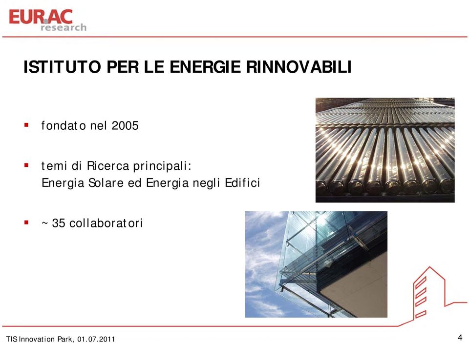 Energia Solare ed Energia negli Edifici ~