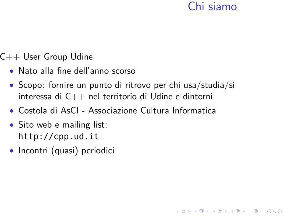 territorio di Udine e dintorni Costola di AsCI - Associazione Cultura