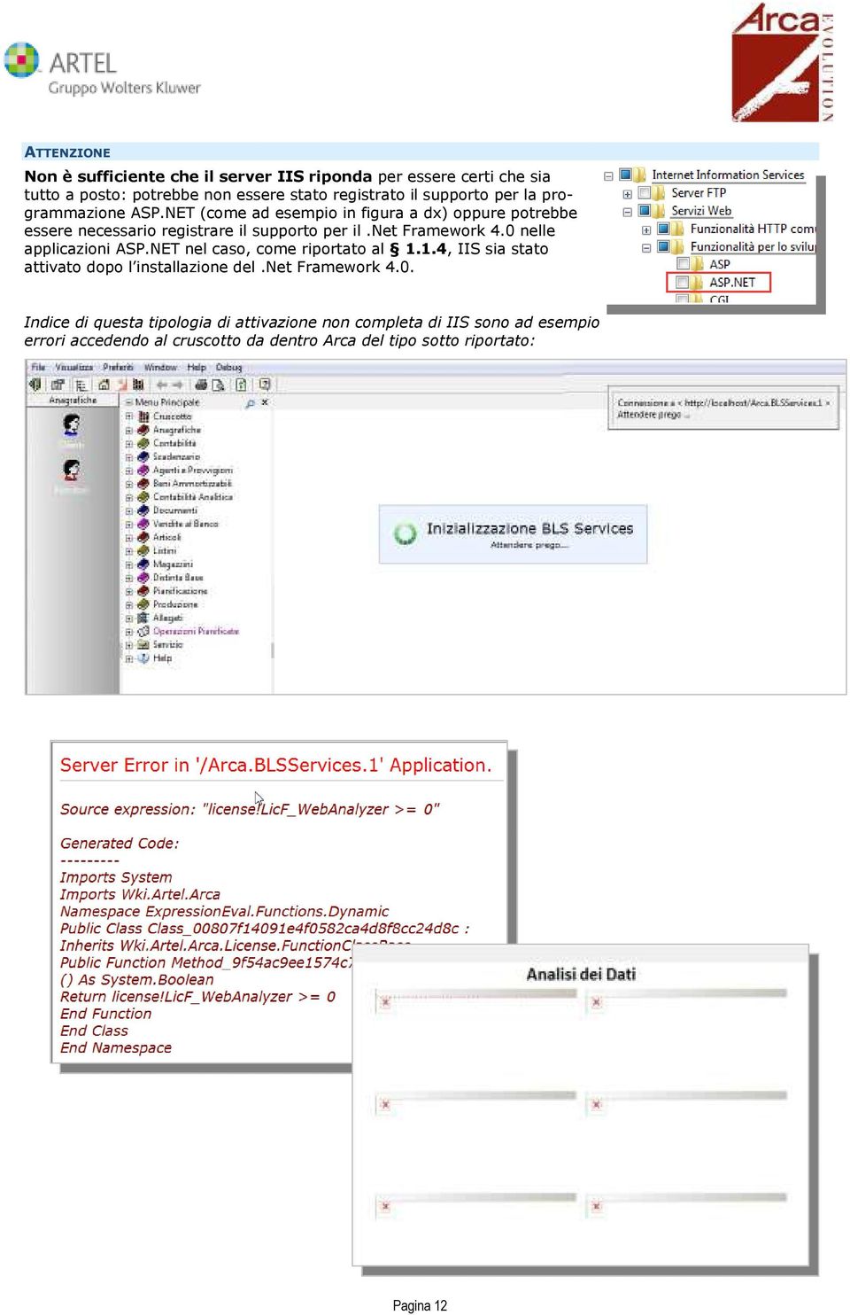 0 nelle applicazioni ASP.NET nel caso, come riportato al 1.1.4, IIS sia stato attivato dopo l installazione del.net Framework 4.0. Indice di