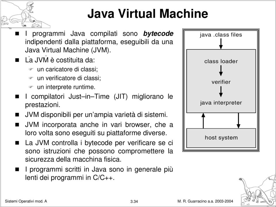 JVM disponibili per un ampia varietà di sistemi. JVM incorporata anche in vari browser, che a loro volta sono eseguiti su piattaforme diverse.