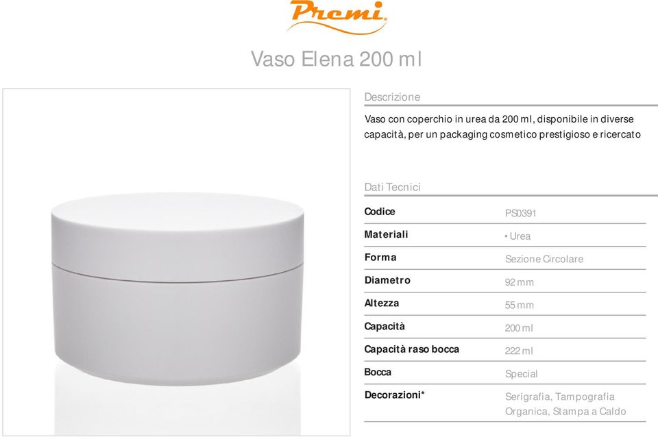 per un packaging cosmetico prestigioso e