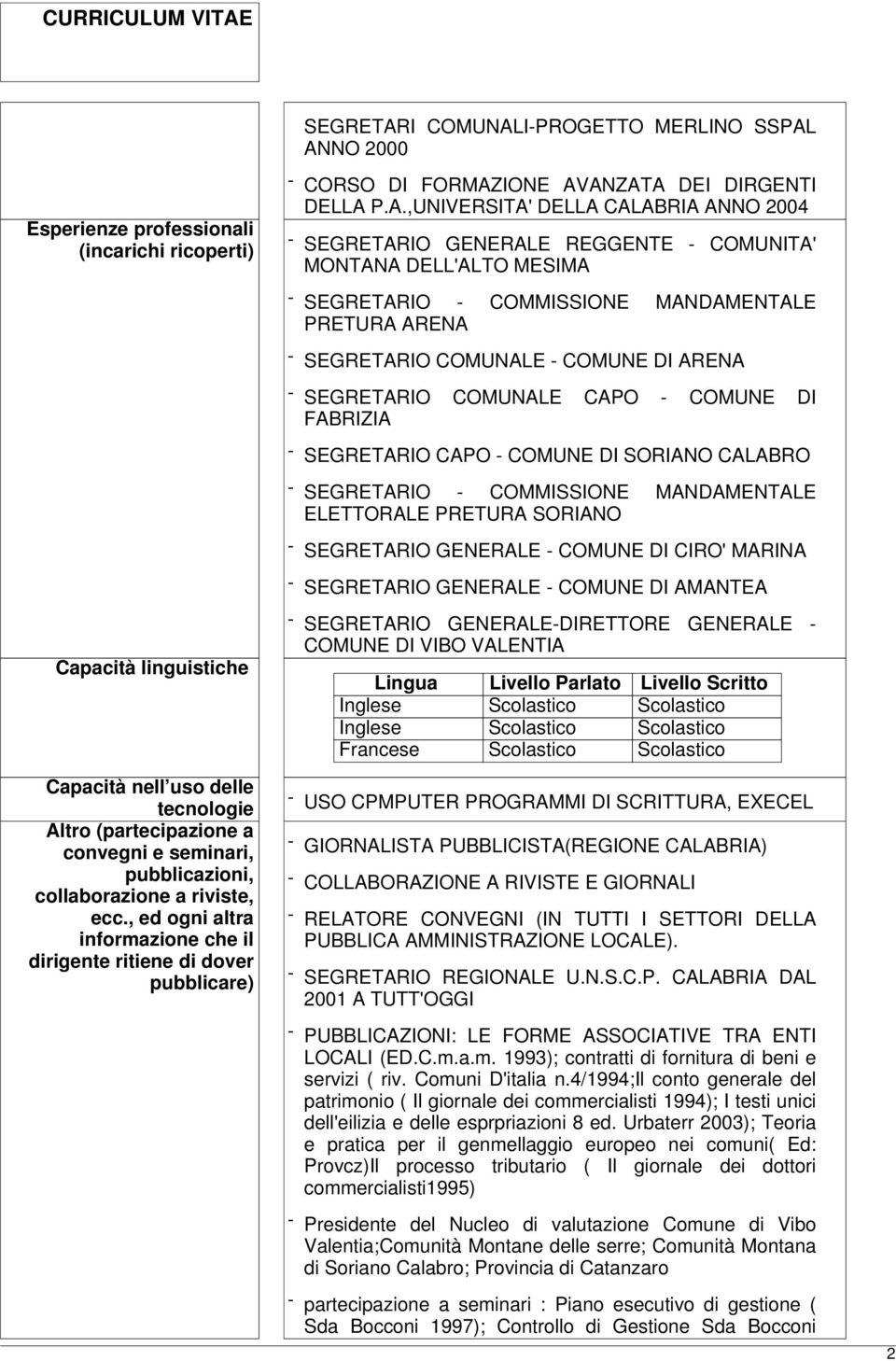 I-PROGETTO MERLINO SSPAL