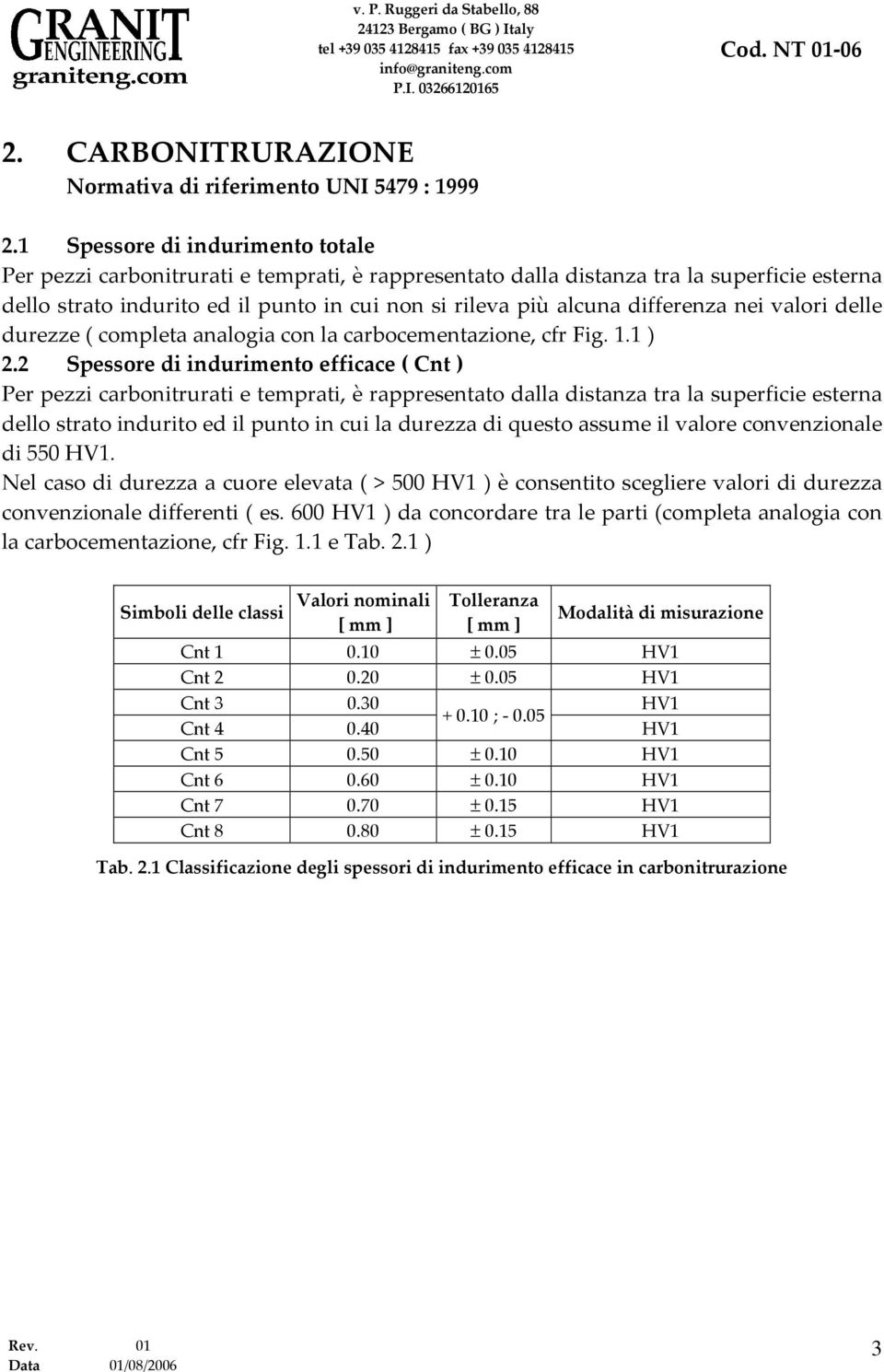 differenza nei valori delle durezze ( completa analogia con la carbocementazione, cfr Fig. 1.1 ) 2.