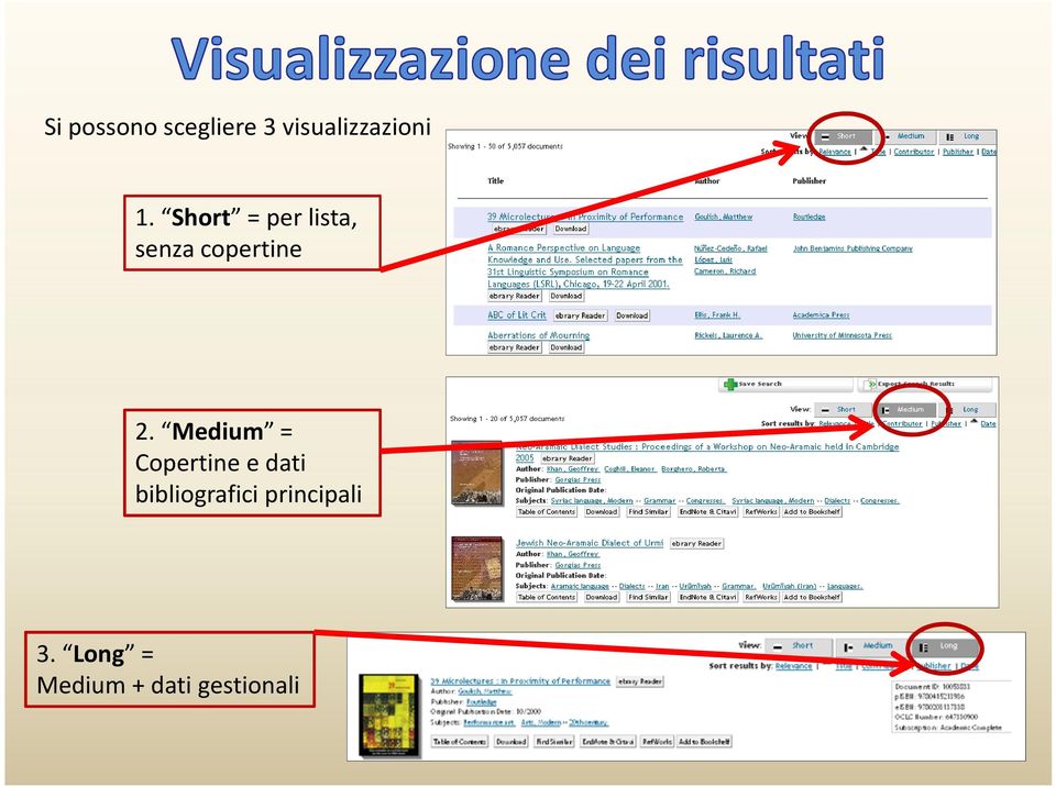 Medium = Copertine e dati bibliografici