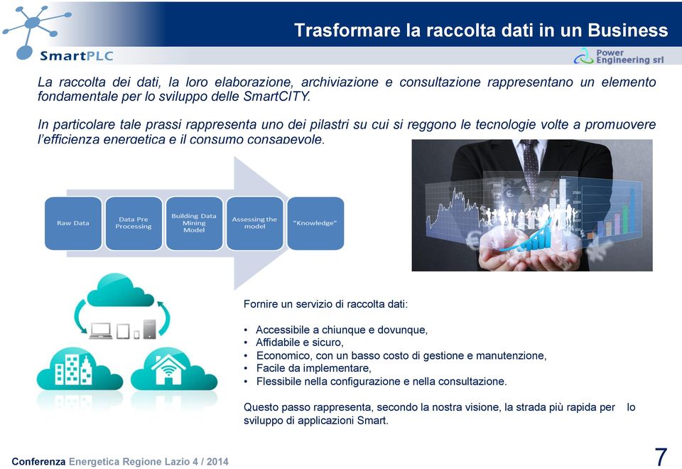 Fornire un servizio di raccolta dati: Accessibile a chiunque e dovunque, Affidabile e sicuro, Economico, con un basso costo di gestione e manutenzione, Facile da implementare,