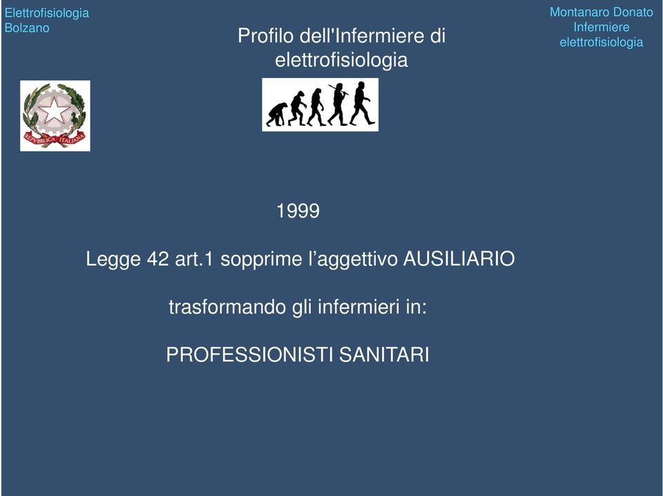 elettrofisiologia 1999 Legge 42 art.