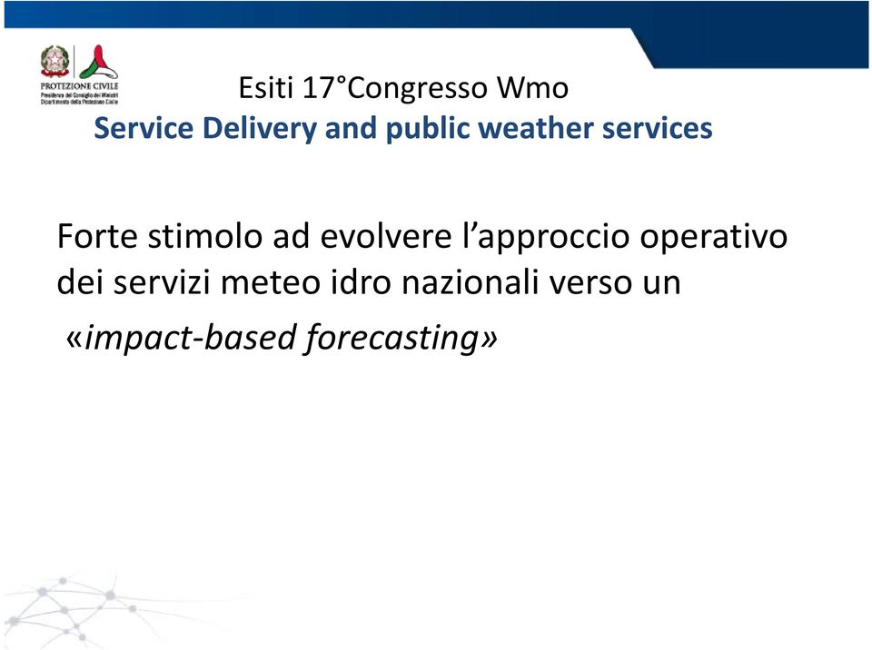 evolvere l approccio lapproccio operativo dei