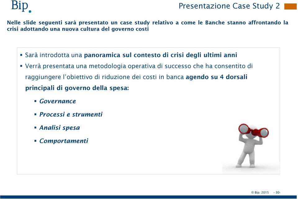 Verrà presentata una metodologia operativa di successo che ha consentito di raggiungere l obiettivo di riduzione dei costi in