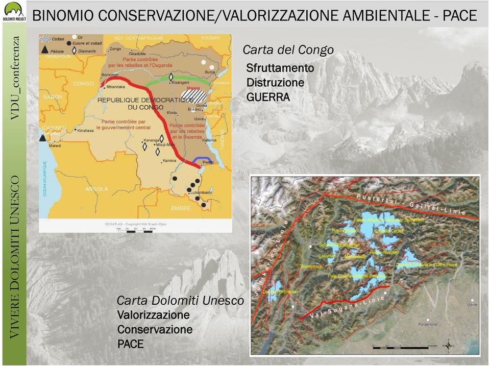 Carta Dolomiti Unesco Valorizzazione