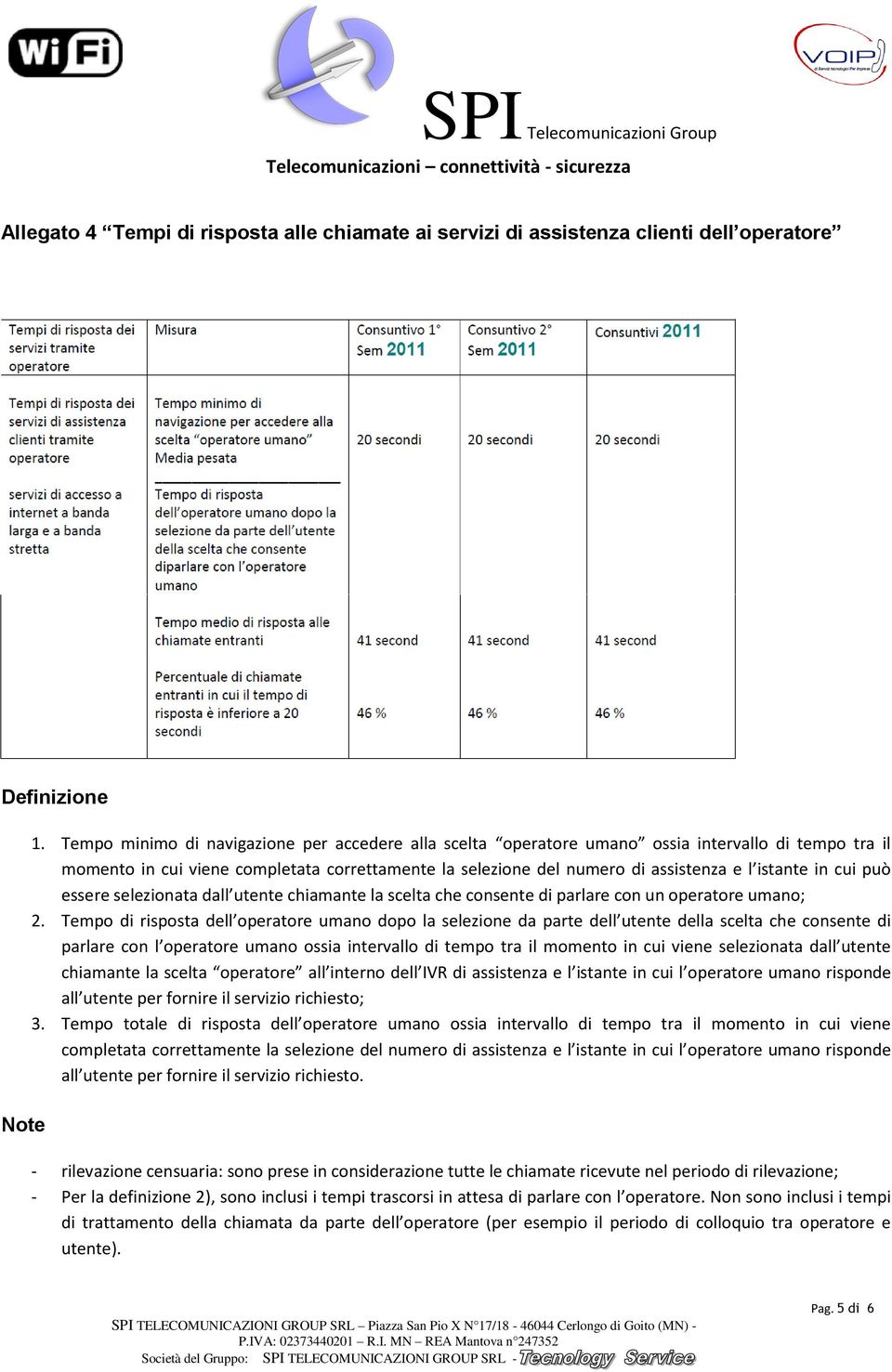 in cui può essere selezionata dall utente chiamante la scelta che consente di parlare con un operatore umano; 2.