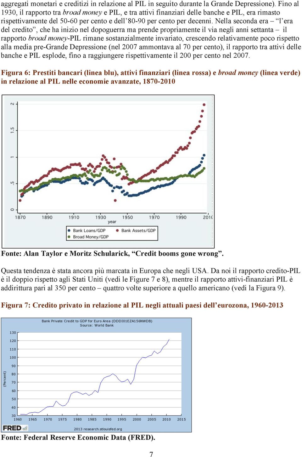 Nella seconda era l era del credito, che ha inizio nel dopoguerra ma prende propriamente il via negli anni settanta il rapporto broad money-pil rimane sostanzialmente invariato, crescendo