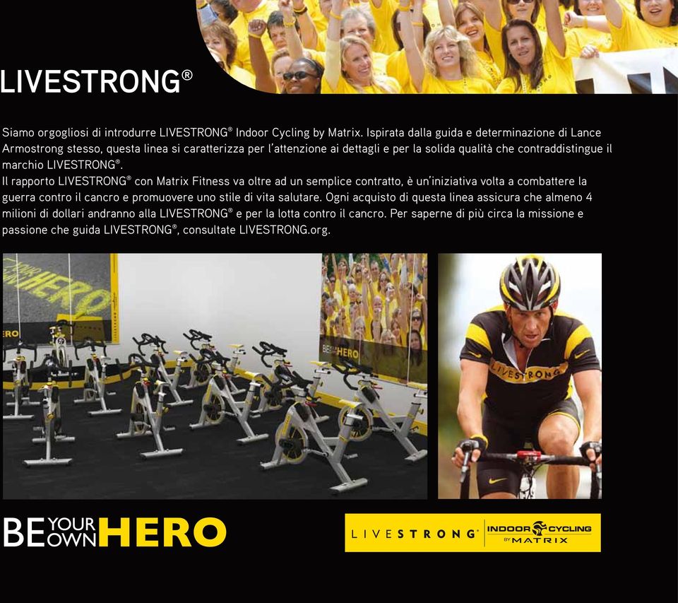 il marchio LIVESTRONG.
