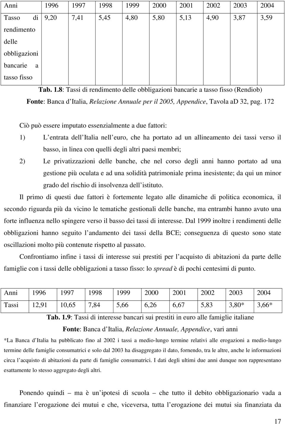 2) Le privatizzazioni delle banche, che nel corso degli anni hanno portato ad una gestione più oculata e ad una solidità patrimoniale prima inesistente; da qui un minor grado del rischio di