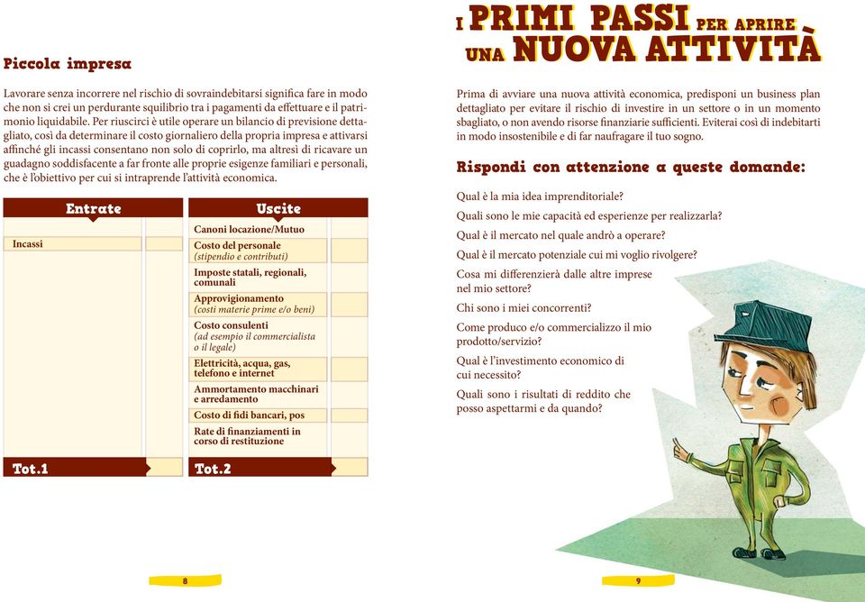 ma altresì di ricavare un guadagno soddisfacente a far fronte alle proprie esigenze familiari e personali, che è l obiettivo per cui si intraprende l attività economica.