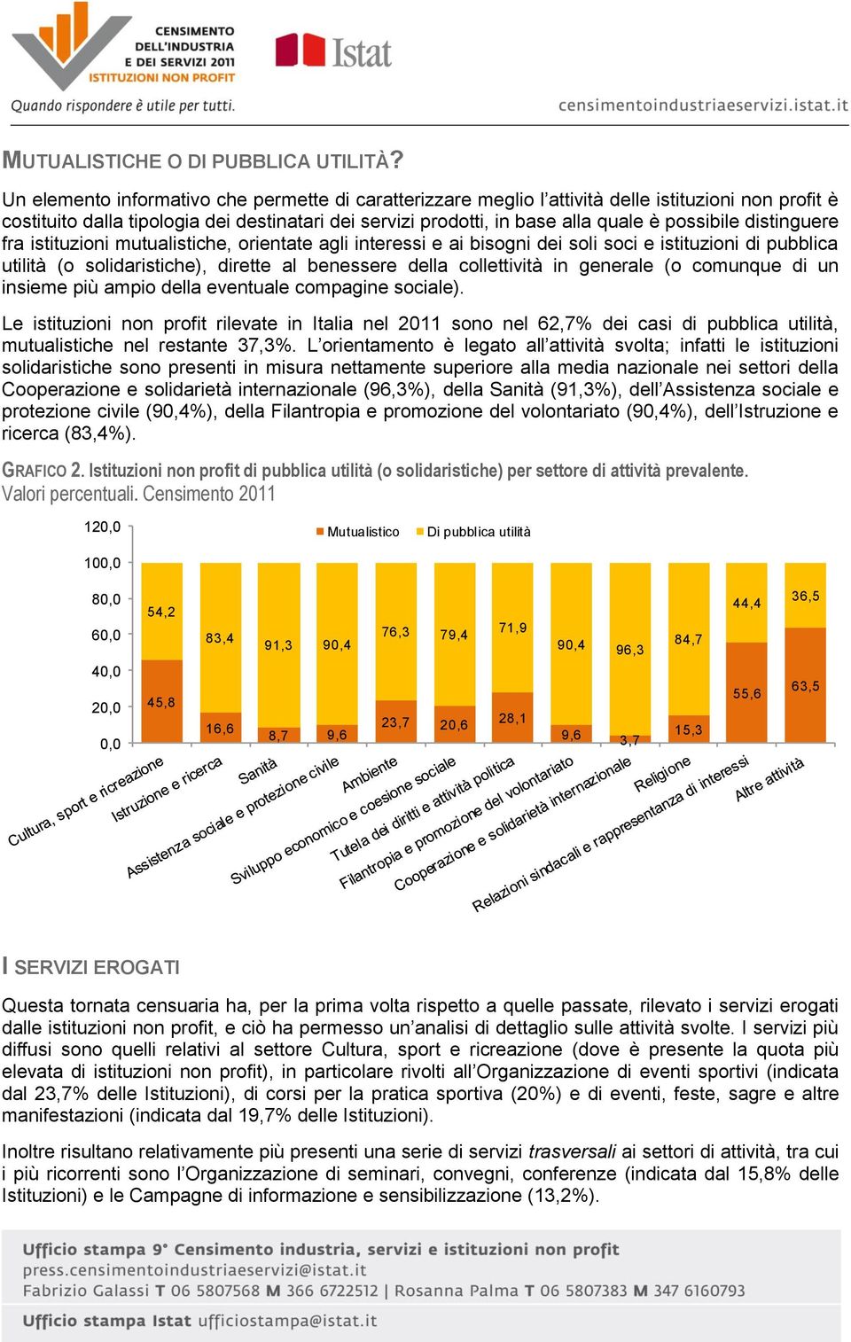 distinguere fra istituzioni mutualistiche, orientate agli interessi e ai bisogni dei soli soci e istituzioni di pubblica utilità (o solidaristiche), dirette al benessere della collettività in