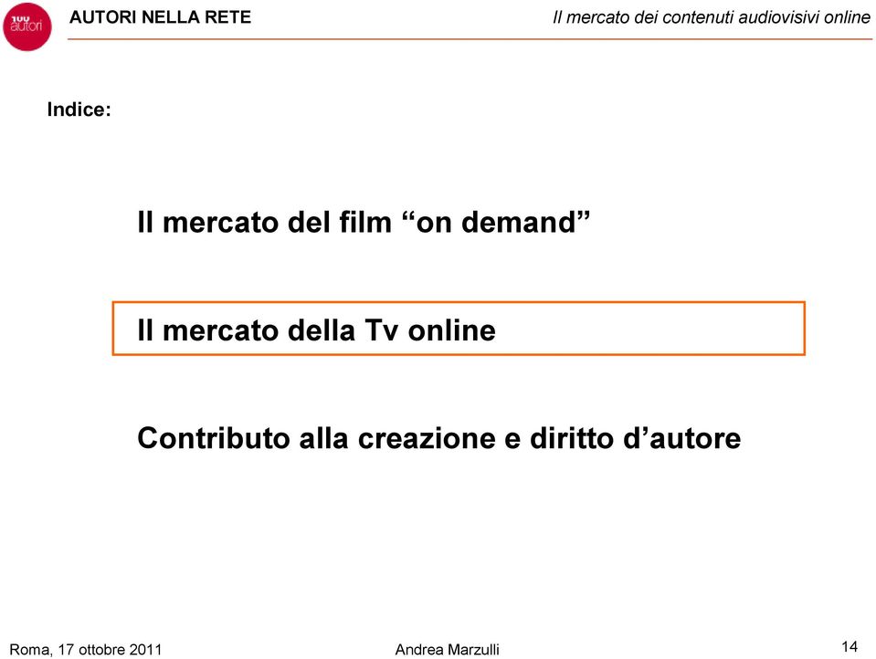 Tv online Contributo alla