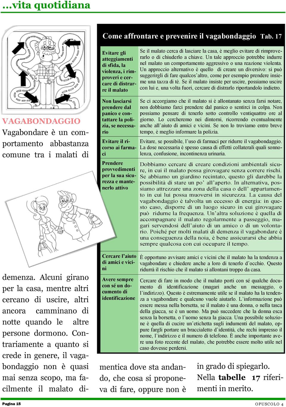 Un tale approccio potrebbe indurre nel malato un comportamento aggressivo o una reazione violenta.