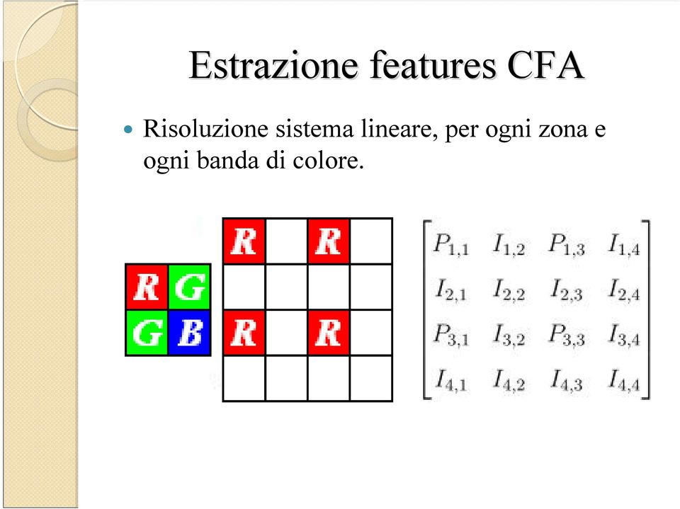 sistema lineare, per