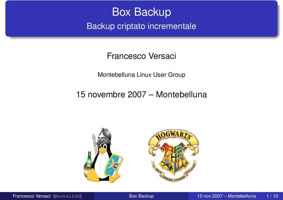 15 novembre 2007 Montebelluna Francesco Versaci