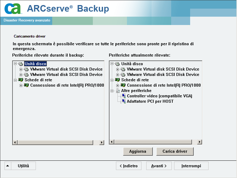 Ripristino di emergenza in Windows Server 2008 Viene visualizzata la finestra di dialogo Immettere la password CAROOT. b.