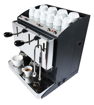 Macchine per caffè in cialde Macchina a cialde professionale due gruppi Due gruppi erogazione caffè in ottone Caldaia separata per il vapore Sistemi di filtrazioni separati per acqua e vapore Lancia