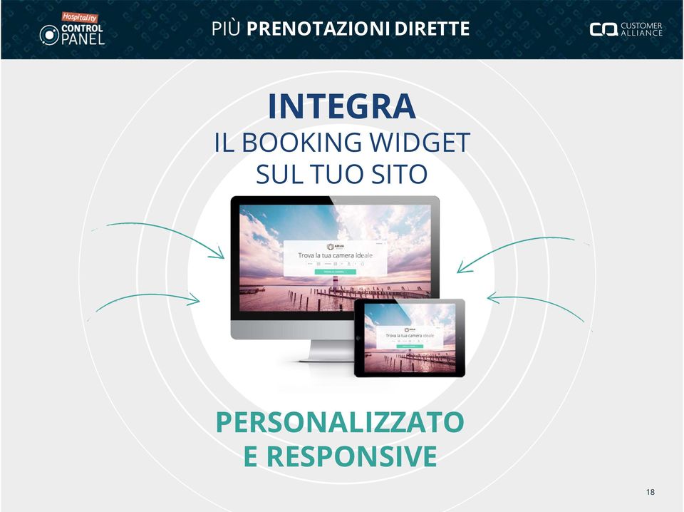 BOOKING WIDGET SUL TUO