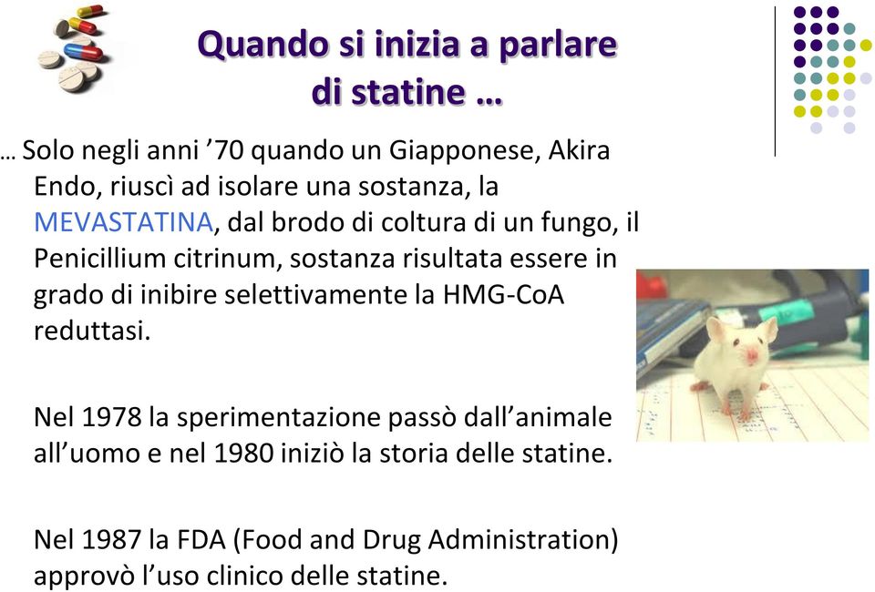 grado di inibire selettivamente la HMG-CoA reduttasi.