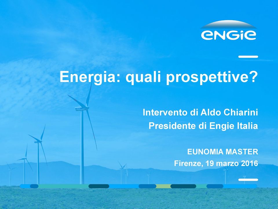 Presidente di Engie Italia