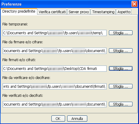 6. Cliccare su Ok nella finestra Preferenze.