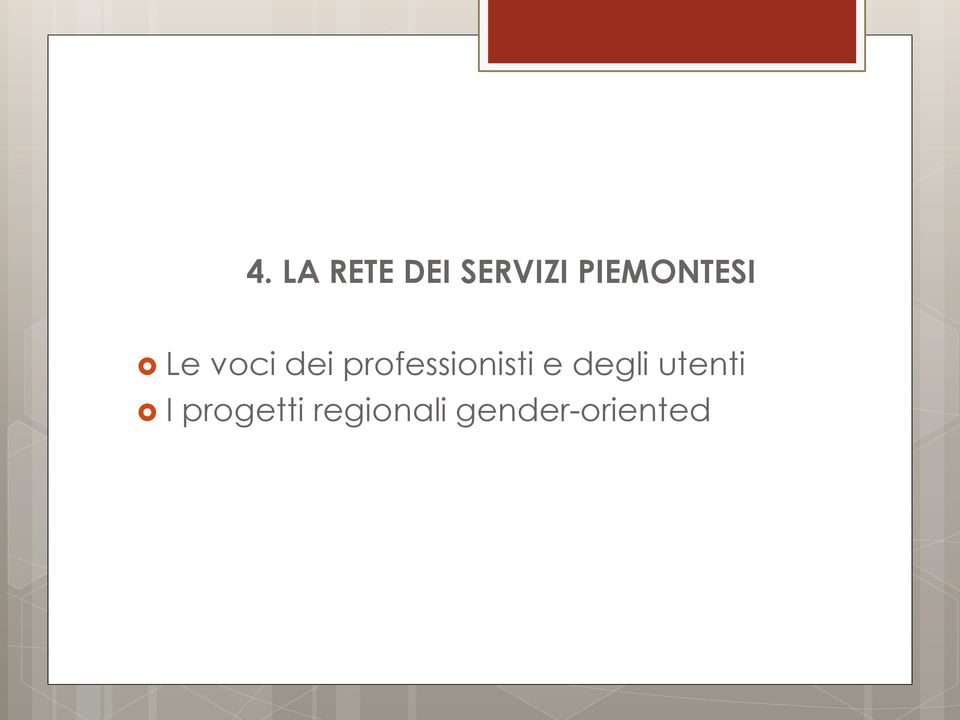 professionisti e degli