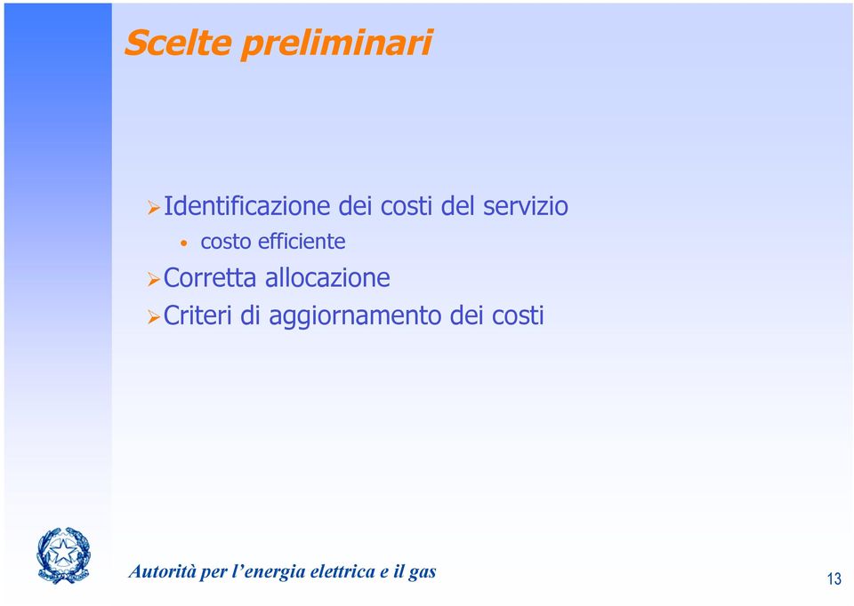 servizio costo efficiente