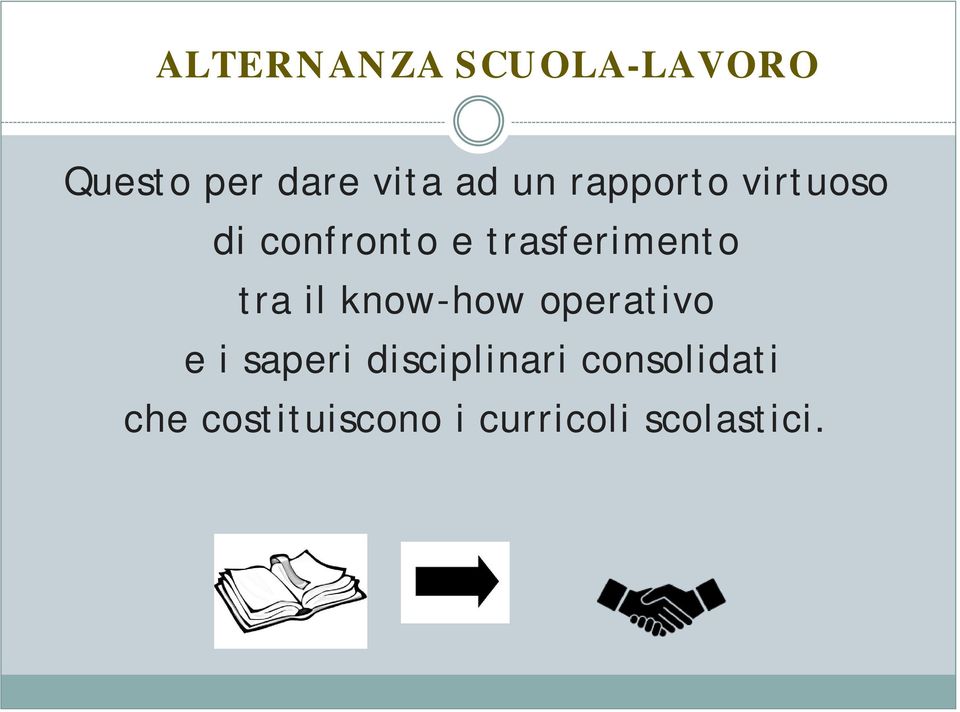 tra il know-how operativo e i saperi disciplinari