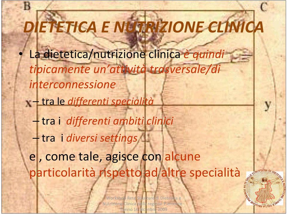 differenti specialità tra i differenti ambiti clinici tra i diversi