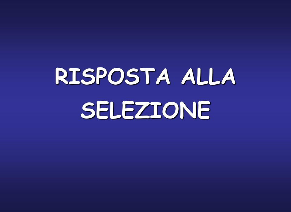 SELEZIONE