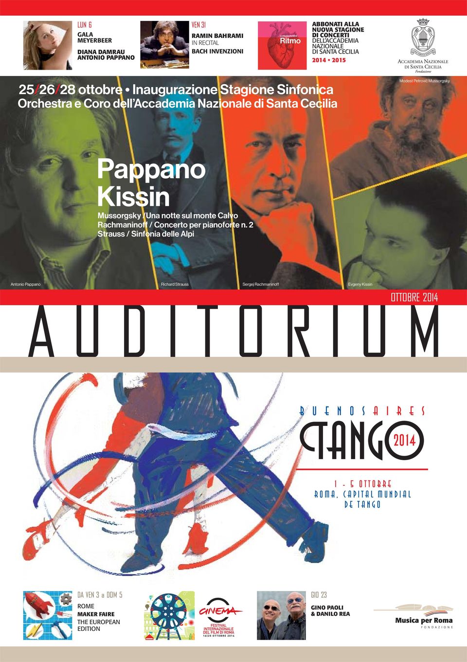 Pappano Kissin Mussorgsky /Una notte sul monte Calvo Rachmaninoff / Concerto per pianoforte n.