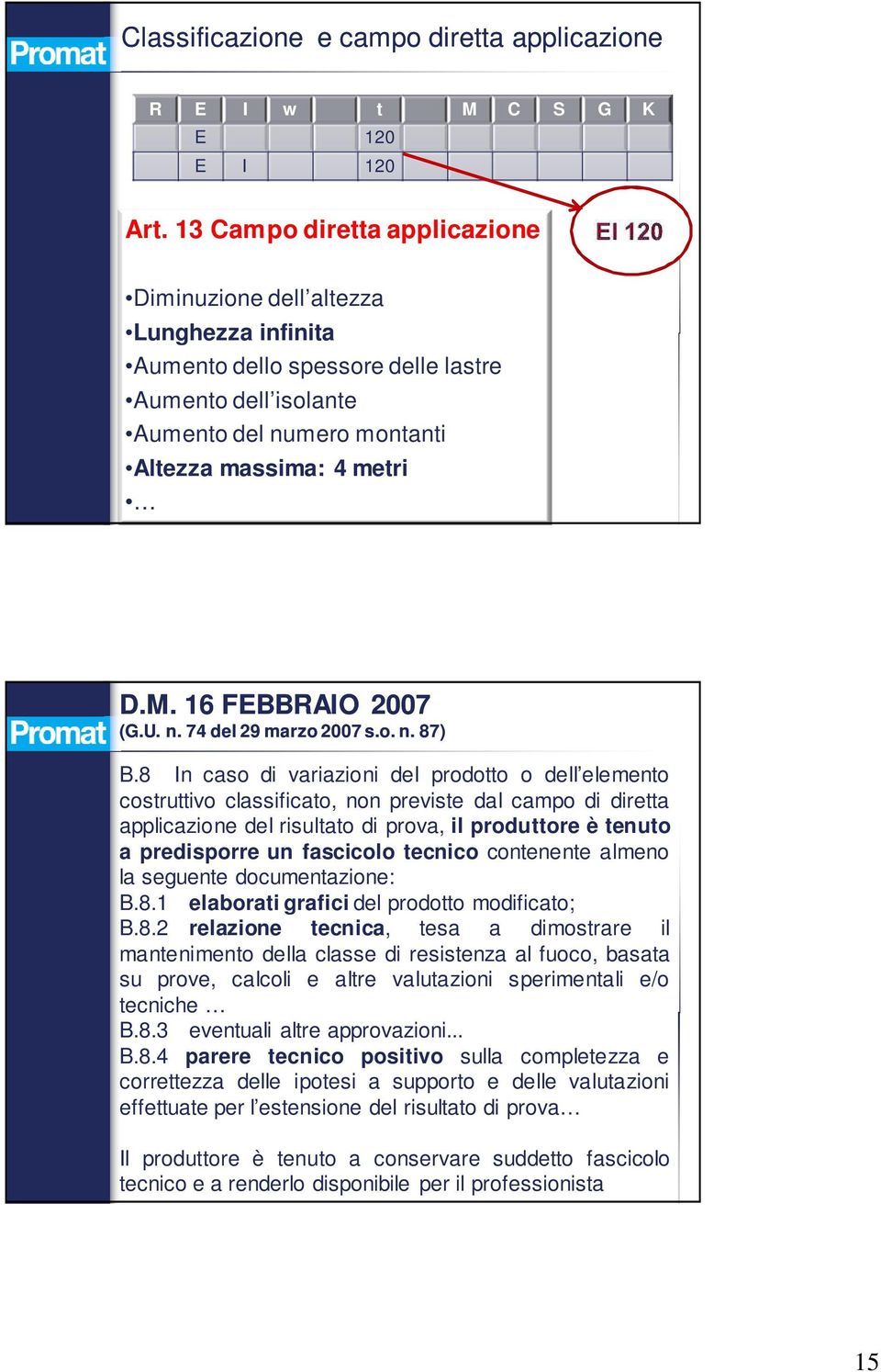 16 FEBBRAIO 2007 (G.U. n. 74 del 29 marzo 2007 s.o. n. 87) B.