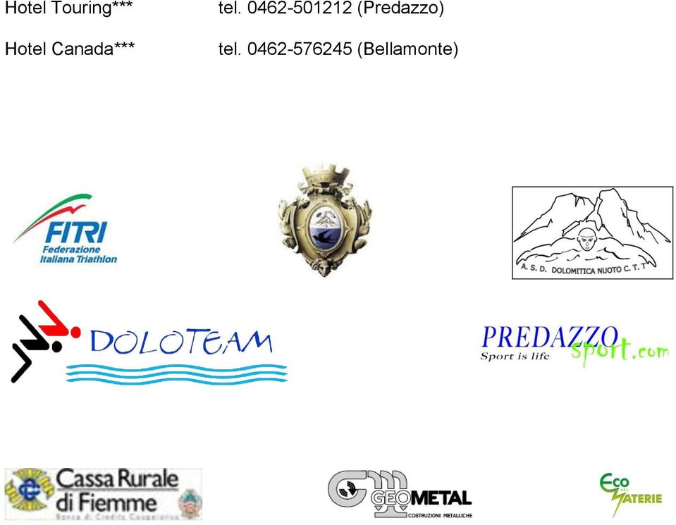 0462-501212 (Predazzo)