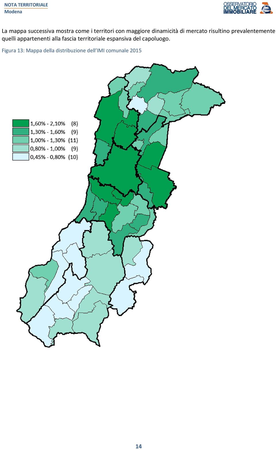 appartenenti alla fascia territoriale espansiva del