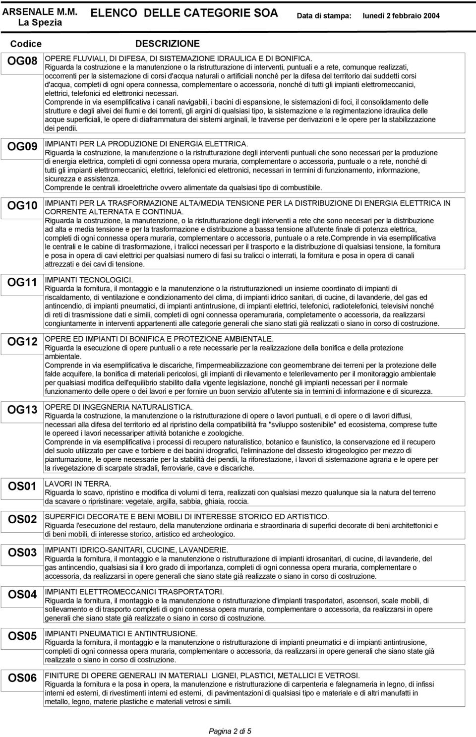 per la difesa del territorio dai suddetti corsi d'acqua, completi di ogni opera connessa, complementare o accessoria, nonché di tutti gli impianti elettromeccanici, elettrici, telefonici ed